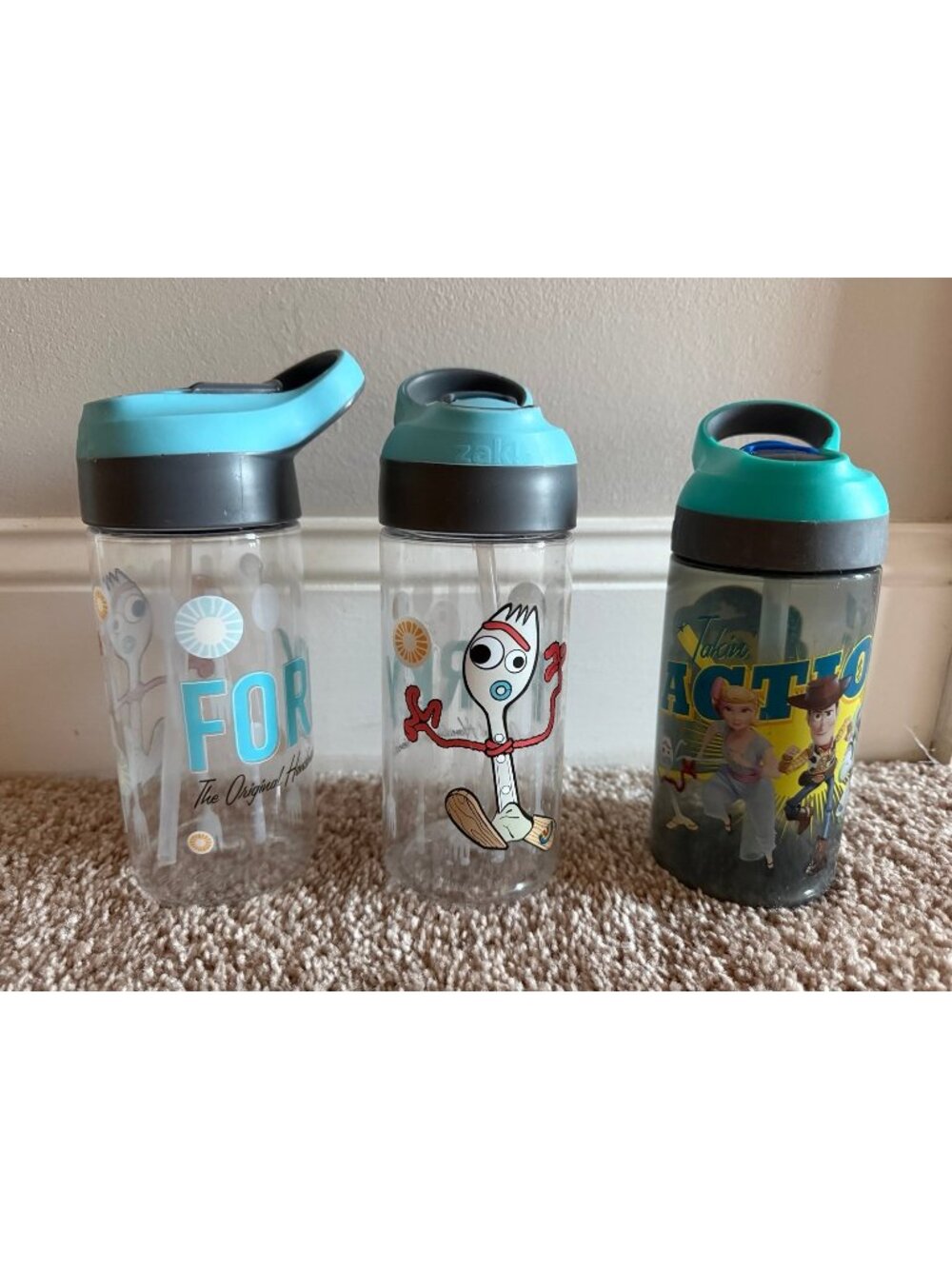 3 Toy Story toddler cups